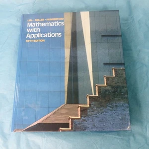 Mathematics With Applications 5th ED Paperback By Lial, Margaret L. Good Cond. - Picture 1 of 8