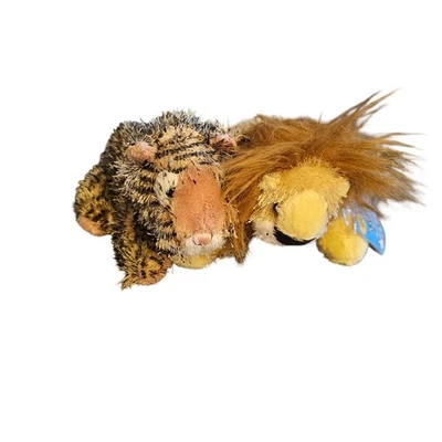 Ganz Webkinz Lion With Code And Tiger No Code Lot Jungle Animals Toys - Image 1 of 3