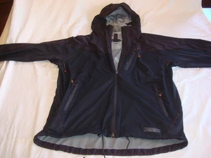 CHAQUETA DE LLUVIA PARA HOMBRE MARCA REI CREMALLERA COMPLETA CORTAVIENTOS CON CAPUCHA TALLA XL NEGRA - Imagen 1 de 10