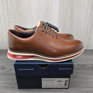 Scarpe Cole Haan taglia 8 da uomo OriginalGrand Energy Twin Oxford British Tan - Foto 1 di 14