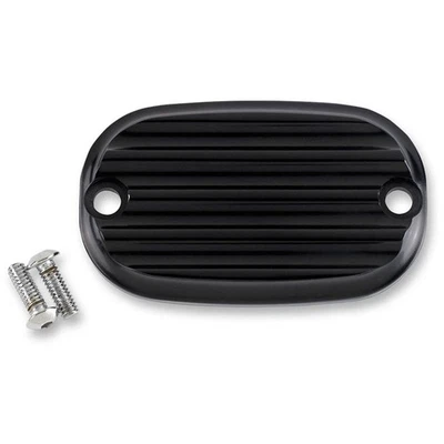 Cubierta del cilindro maestro de freno trasero con aletas anodizadas negras Joker Machine - 08-01-1 Foto 1 de 2