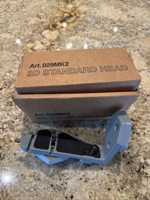 Bogen Manfrotto 3047 Tripod Head Art. 029MK2 3 Way Gray NOS NIB Very Rare! - Image 1 of 4