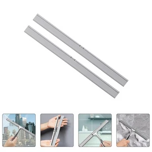 2 Pcs Rubber Squeegee Window Wiper Useful Strips Replacement for - Foto 1 di 12