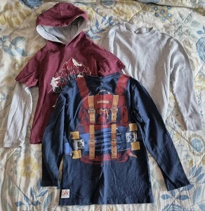 Fat Face Kids Long Sleeve Soft Tops Size UK Ages 6-8 - Picture 1 of 14