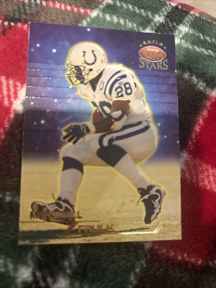 1998 Topps Stars Gold #44 Marshall Faulk Serial /1999 - Image 1 of 1