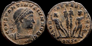 Constantine II Ancient Roman Imperial Coin (317-337 AD) AE 17 mm. 2,37 gr. #1449 - Picture 1 of 1
