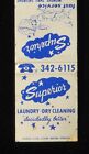1960s Superior blanchisserie nettoyage à sec lapin avec panier à linge Charleston WV MB
