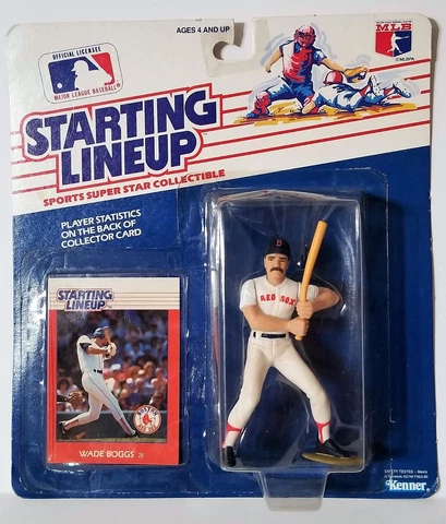 1988 Starting Lineup Wade Boggs Boston Red Sox SLU Kenner Sports Figure WB001 Cover