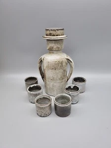 A Studio Pottery Jug & Cups By Keramische Werkstatt Margaretenhöhe, Germany, KWM - Picture 1 of 16