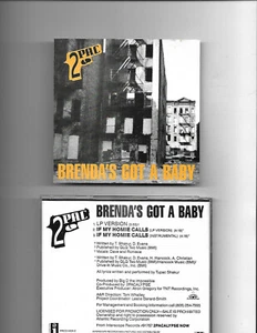 2PAC -Brenda's Got A Baby / If My Homie Calls(2 vers) **RARE Promo CD w/PS**1992 - Picture 1 of 2