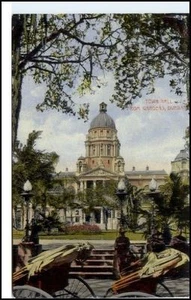 DURBAN Südafrika Afrika 1920 Rickshwa Rickscha Fahrer Town Hall Gardens Postcard - Picture 1 of 1