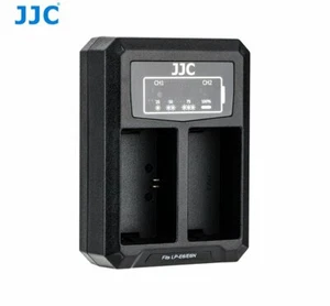 JJC DCH-LPE6 USB Dual Battery Charger for Canon LP-E6 / LP-E6N / B-LPE6 - Picture 1 of 8