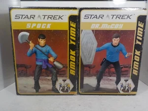 N A424 Diamond Select Star Trek Amok Time All 2 of 3 Statues Spock & DR McCoy - Picture 1 of 14