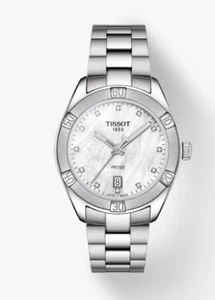 Reloj redondo de cuarzo deportivo madre perla Tissot PR 100 T10191011600 - Imagen 1 de 3