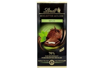5x LINDT Mint Minze fine dark mousse 🍫 70% cocoa chocolate ✈ TRACKED - Image 1 of 3