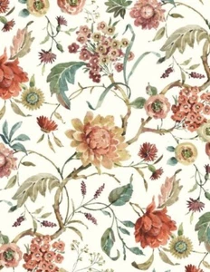 Season's Study By Wilmington Prints - Cream Medium Floral  #17836-132 - Picture 1 of 1