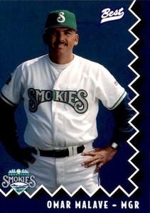 1997 Knoxville Smokies Best #1 Omar Malave Cumana Venezuela VZ Baseball Card