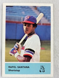 1980 Nashville Sounds-Minor League Baseball Card-Rafel Santana