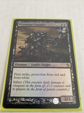 MTG Magic Foil Phyrexian Crusader EX/LP- Mirrodin Besieged