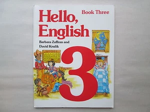 HELLO, ENGLISH 3 by Barbara Zaffran and David Krulik BOOK THREE Home School - Picture 1 of 5
