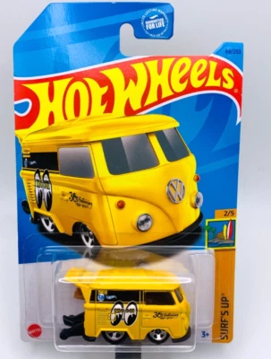 Hot Wheels 2023 Surf's Up Kool Kombi - фургон Moon's Eyes желтый НОВЫЙ HKJ33 - Изображение 1 из 4
