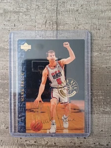 1994 Upper Deck USA Basketball Card #55 Mark Price Player Quotebook Gold Auto - Picture 1 of 2