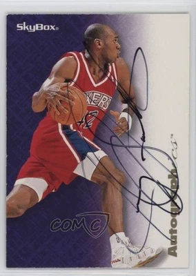 1996-97 Skybox Premium Autographics Black Ink Jerry Stackhouse Auto - Image 1 of 2
