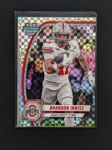 2024 Bowman Chrome U - Brandon Inniss - Ohio State Buckeyes Xfractor - 23 - Bild 1 von 2