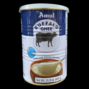 Amul Buffalo Ghee – 31.9oz | Pure & Granular Ghee | A2 Protein - Picture 1 of 2