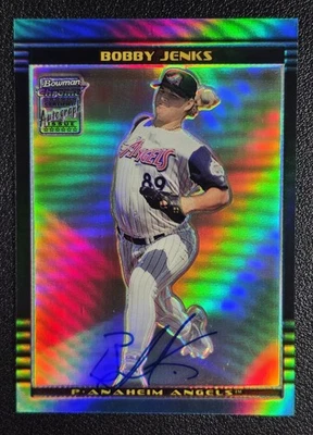 2002 Bowman Chrome #392 Bobby Jenks Refractors Auto RC - Image 1 of 2