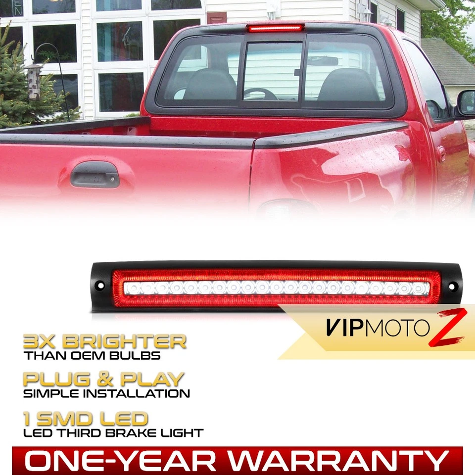 Full LED Smoked 3rd Third Brake Tail Light Lamp For 1997-2003 Ford F150 Pickup Foto 1 de 4