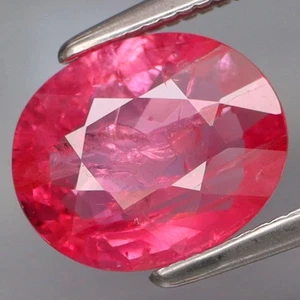 Espinela rosa caliente natural brillante Myanmar de 1,94 quilates hermoso color y completamente brillante - Imagen 1 de 4