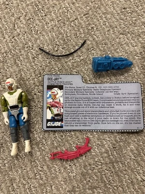 Tarjeta original Dee Jay 1989 G.I.Joe ARAH Battle Force 2000 y algunos accesorios Foto 1 de 4