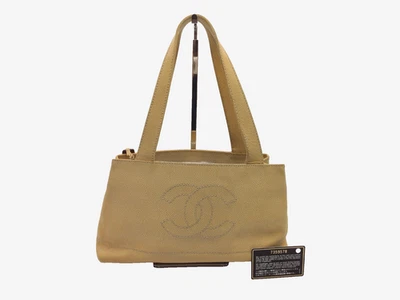 Подлинный KB33 Chanel икры кожи Дамская сумка COCO знак с печатью и карта из Японии - Изображение 1 из 4