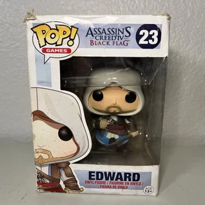 Funko Pop! Games Assassin's Creed IV Black Flag EDWARD #23 Vinyl BOX DAMAGED - Picture 1 of 14