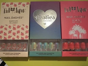 Lote 3 guiones de uñas de manicura de álamo rojo nuevos; laurel, bestias y aplastamiento en camilla - Imagen 1 de 2