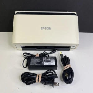 Epson WorkForce DS-410 Sheetfed Document Scanner w/ USB & Adapter - WORKS - Picture 1 of 9