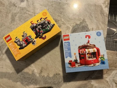 Lego 40776 Hot Chocolate Stand & Mini Knights Castle 40775 - Image 1 of 3