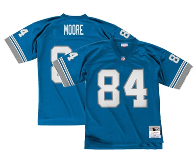 MITCHELL & NESS Detroit Lions NFL Trikot Herren American Football Oberteil - Moore 84 - Neu