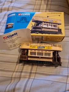 Anniversary Corgi Classics Ltd Leicester Open Top Tram Set 36602 No5692 36602 - Bild 1 von 2