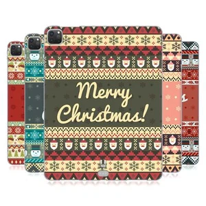 HEAD CASE DESIGNS CHRISTMAS AZTEC SOFT GEL CASE FOR APPLE SAMSUNG KINDLE - Picture 1 of 17