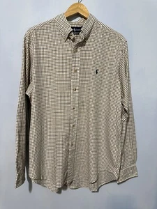 Men’s Ralph Lauren, Size Large, Long Sleeve Multicolor Plaid Dress Shirt  - Picture 1 of 5