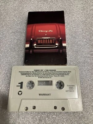 Warrant ‎– Cherry Pie CASSETTE  - Image 1 of 4