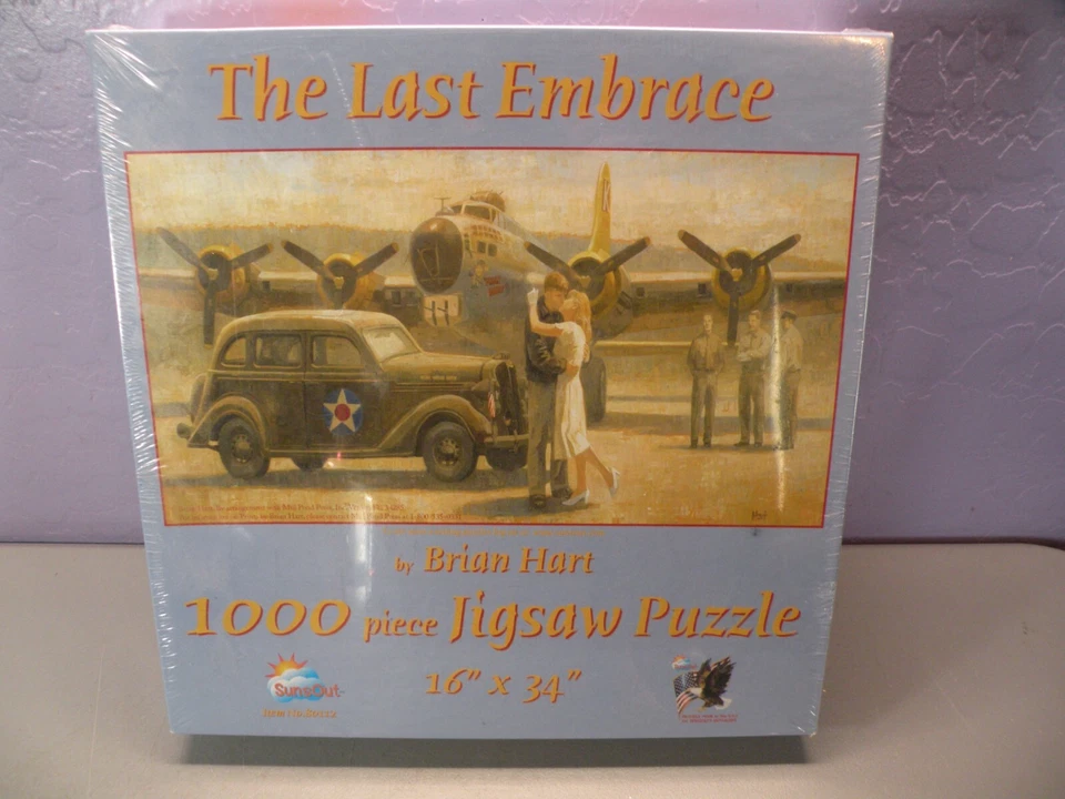 SUNSOUT INC The Last Embrace WW1 1000pc Jigsaw Puzzle by Brian Hart - Image 1 of 4