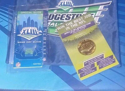 SUPER BOWL XLIII 43 SEAT CUSHION PITTSBURGH STEELERS VS ARIZONA CARDINALS + More - Image 1 of 3