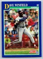 1991  Score #83 Dave Winfield California Angels Baseball card