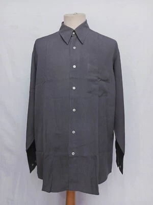 HUGO BOSS Button Down Wenge Silk Men's Casual Shirt Long Sleeve Size L - Image 1 of 4