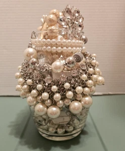 Classic Mystery Mixed Costume Jewelry Vase Jar; Wearable; Vtg/Current; 4+ lbs - Picture 1 of 12