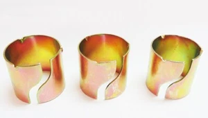 Exhaust Reducing Sleeves Yellow Zinc Plated  - Picture 1 of 2