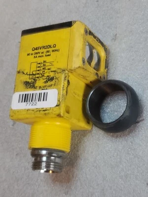 Banner Engineering Q45VR2DLQ Photoelectric Sensor 9911A WE SHIP TODAY - Image 1 of 4